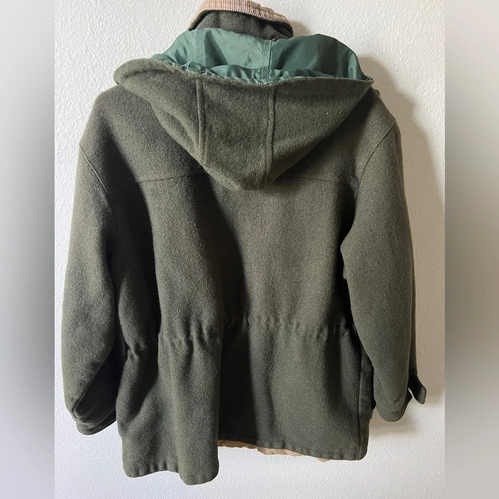 Vintage Pendleton Outdoorsman 100% Virgin Wool Insulated Hunting Jacket - Size L - Picture 2 of 7